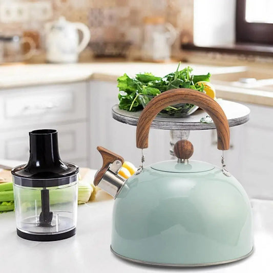 Stainless Steel Tea Kettle – Whistling & Durable
