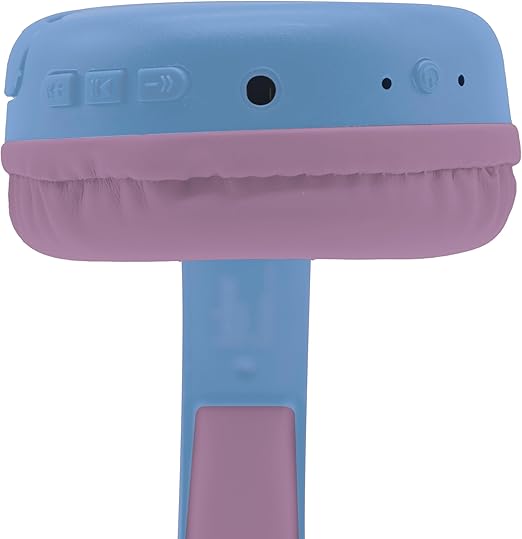 LEXIBOOK - Disney Stitch - 2-in-1 Bluetooth & Wired Headphones with microphone and control button, Foldable and Ajustable, Long lasting rechargeable battery, HPBT010D