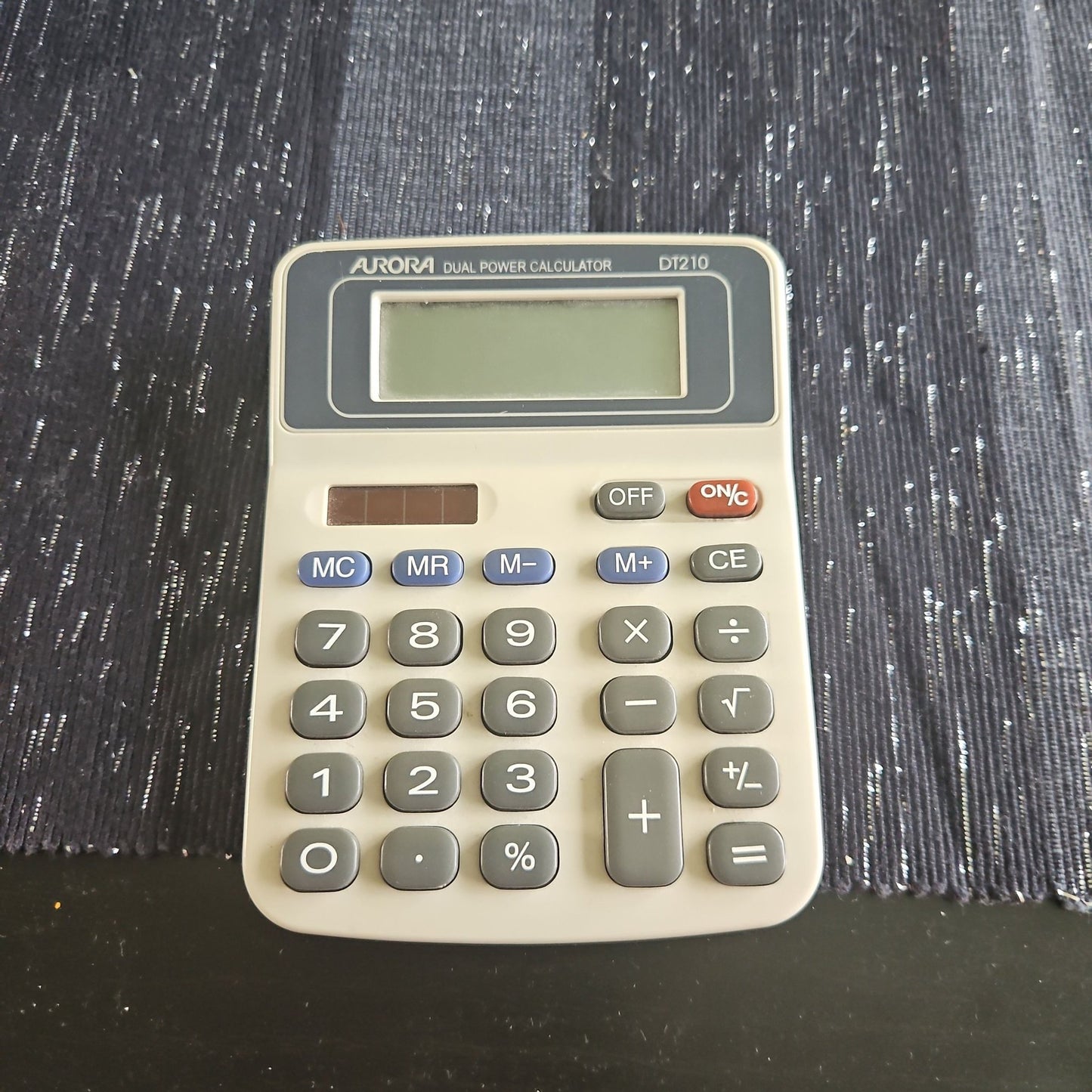 Aurora DT210 8-Digit Dual-Power Desk Calculator