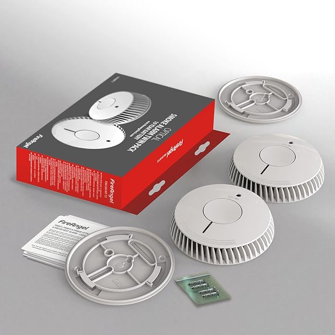 FireAngel TST-622Q Thermoptek™ Smoke Alarm – 10-Year Life (Pack of 2)