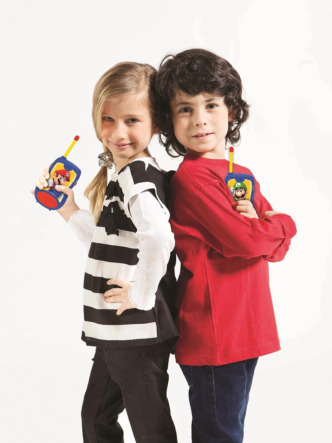 Lexibook TW12NI Super Mario Walkie-Talkies – Outdoor Kids Two-Way Radio (Up to 200m)