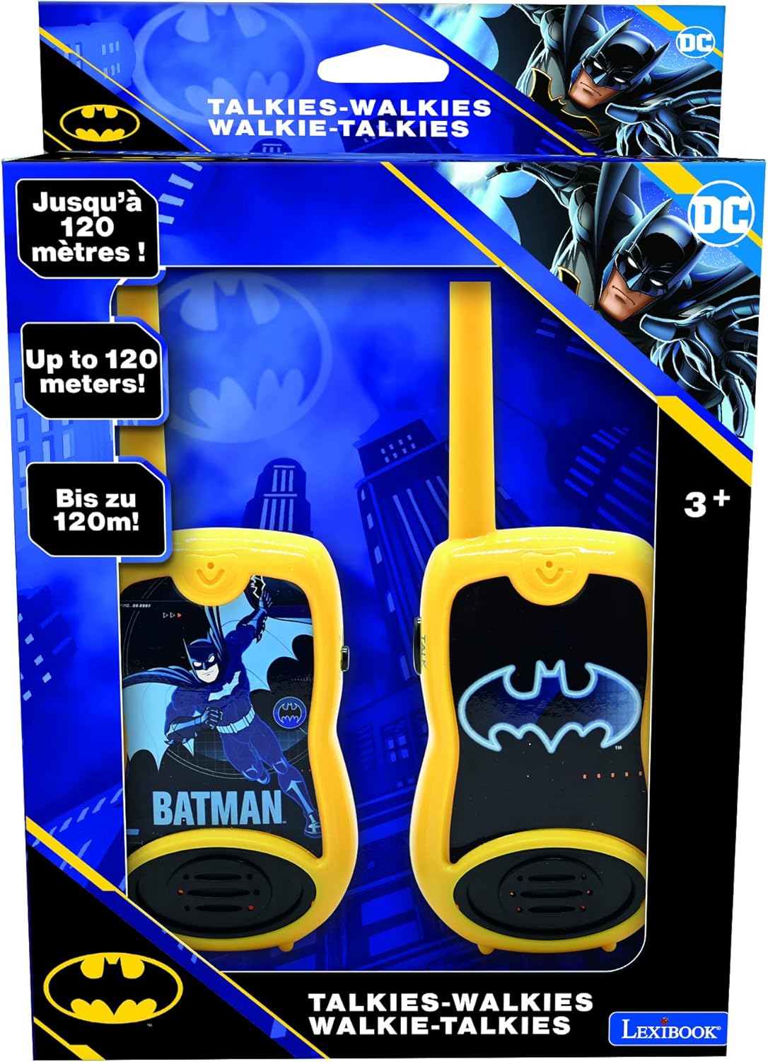 Lexibook TW12BAT Batman Walkie-Talkies – Kids Two-Way Radio Set