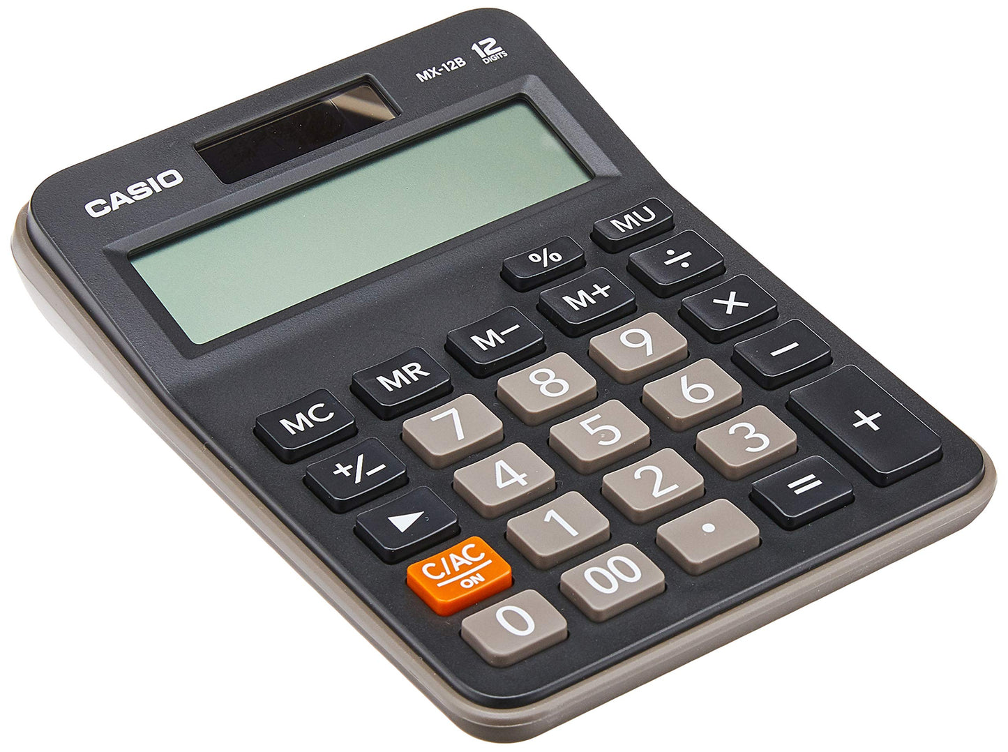 Casio MX-12B-BK Desk Calculator – 12-Digit Large Display, Office Essential