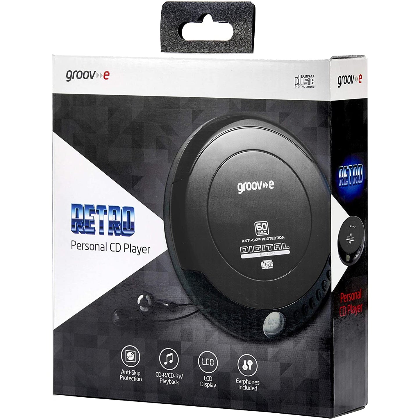 Groov-e™ GV-PS110 Retro Audio CD Player