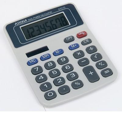 Aurora™ DT210 Dual-Power Semi Desktop Calculator