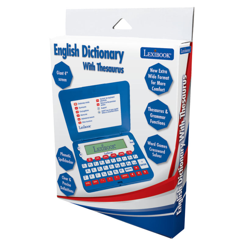 Lexibook D660EN English Electronic Dictionary with Thesaurus — Pocket Language Tool