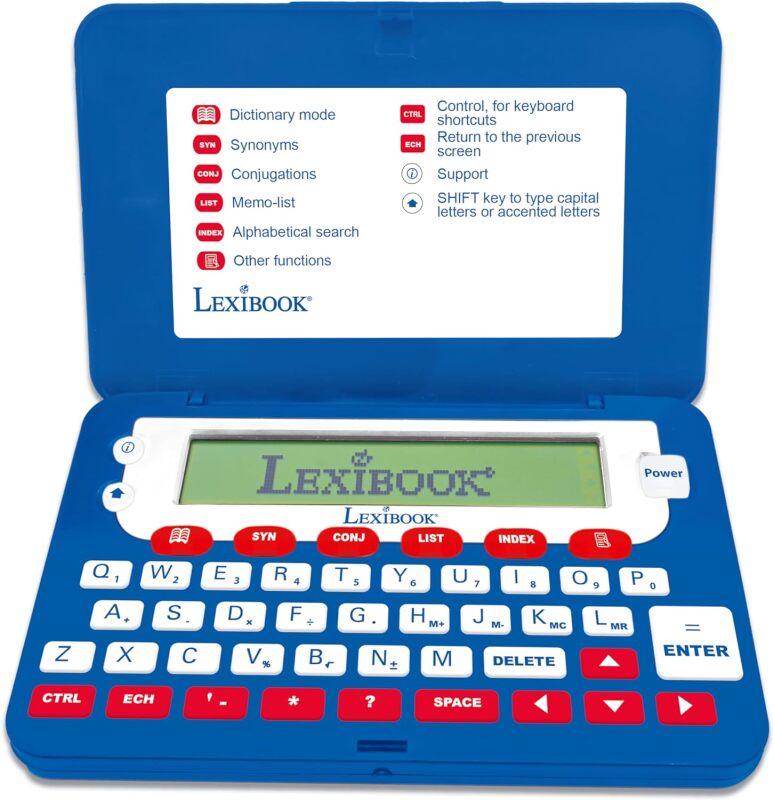 Lexibook D660EN English Electronic Dictionary with Thesaurus — Pocket Language Tool