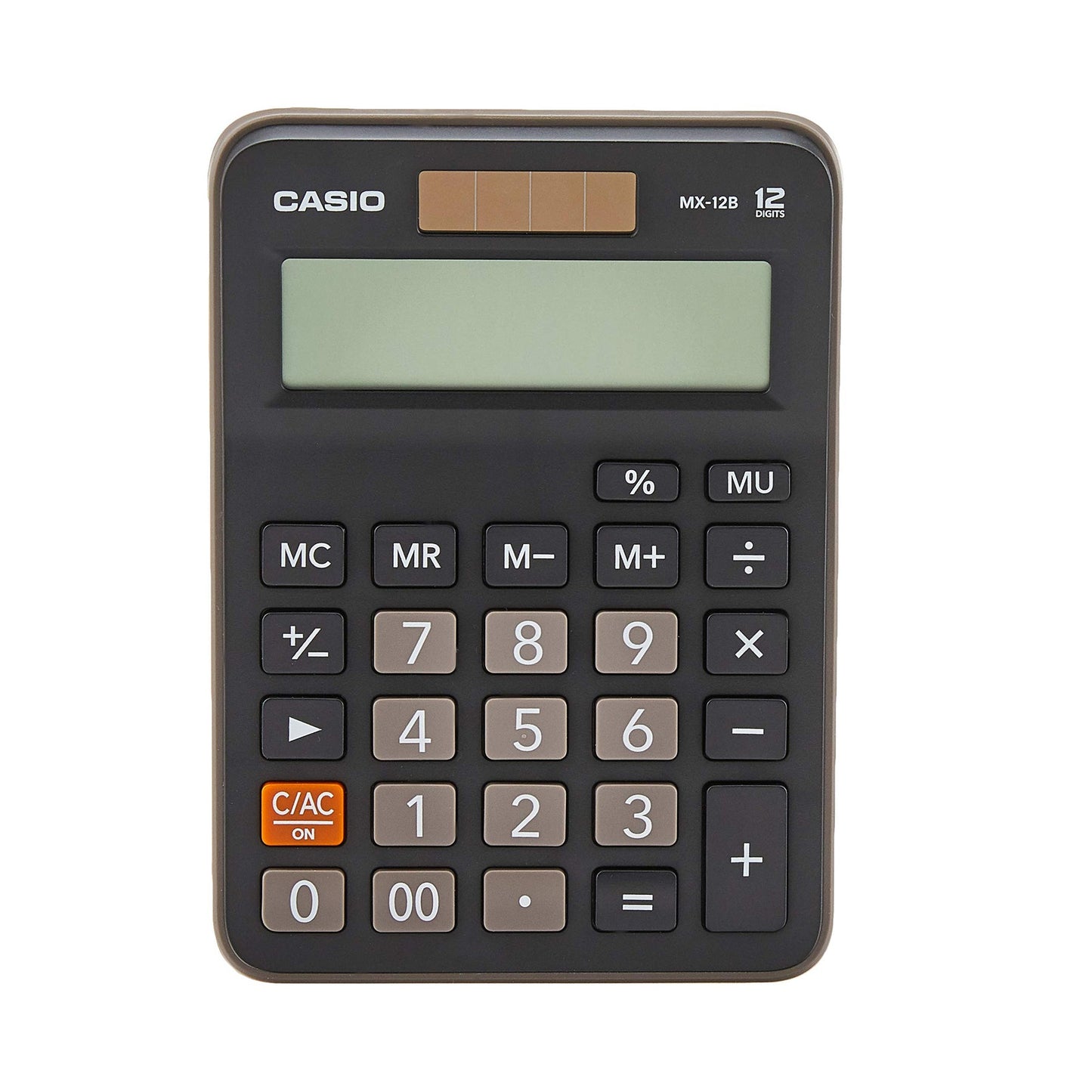Casio MX-12B-BK Desk Calculator – 12-Digit Large Display, Office Essential