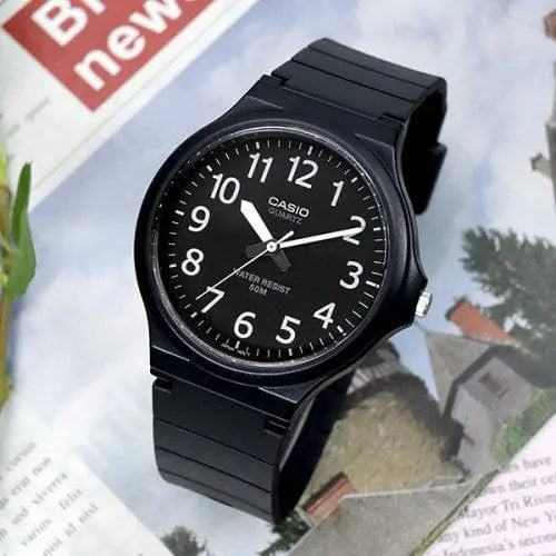Casio MW-240-1B Classic Analog Watch | Resin Case & Strap