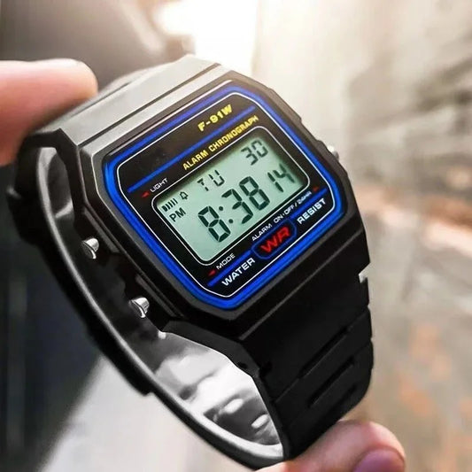 Casio F-91W Digital Watch | Slim Resin Case & Day-Date Display