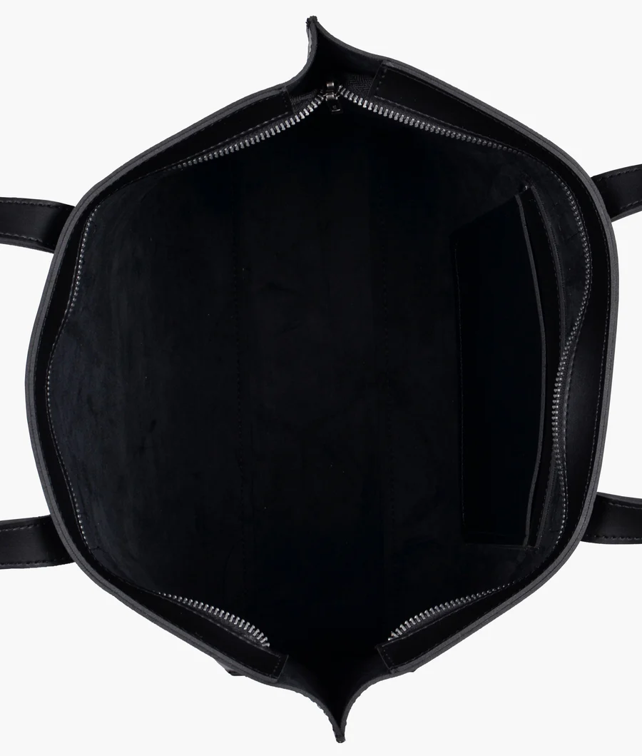 The Apex Tall Tote in Onyx