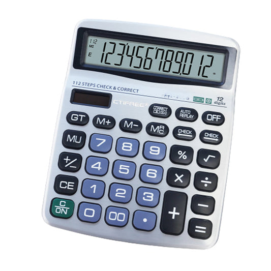 Aurora DT210 8-Digit Dual-Power Desk Calculator