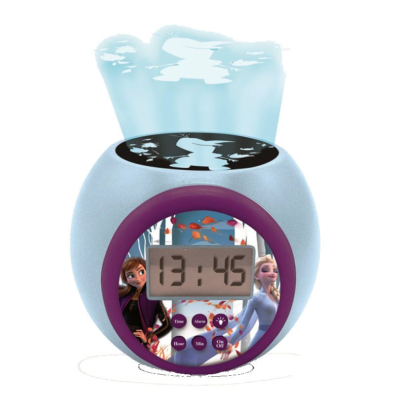 Lexibook Kids Toy Night Light Projector Clock with Timer - Frozen 2, Paw Patrol, Peppa Pig, Super Mario, Toy Story, Unicorn, Spiderman & Harry Potter