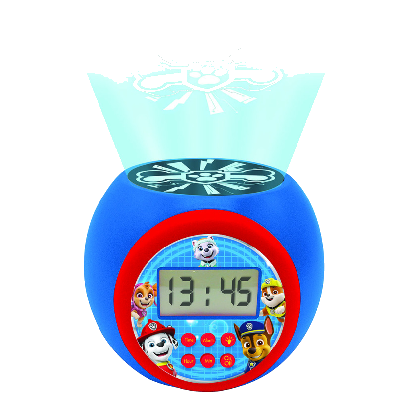 Lexibook Kids Toy Night Light Projector Clock with Timer - Frozen 2, Paw Patrol, Peppa Pig, Super Mario, Toy Story, Unicorn, Spiderman & Harry Potter