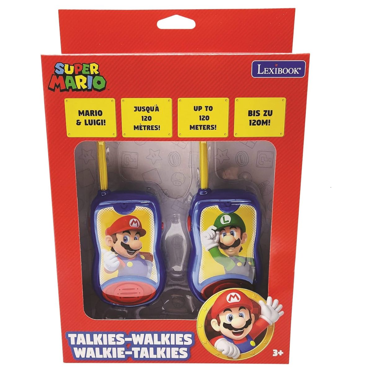 Lexibook™ Super Mario 200m Walkie-Talkies Set