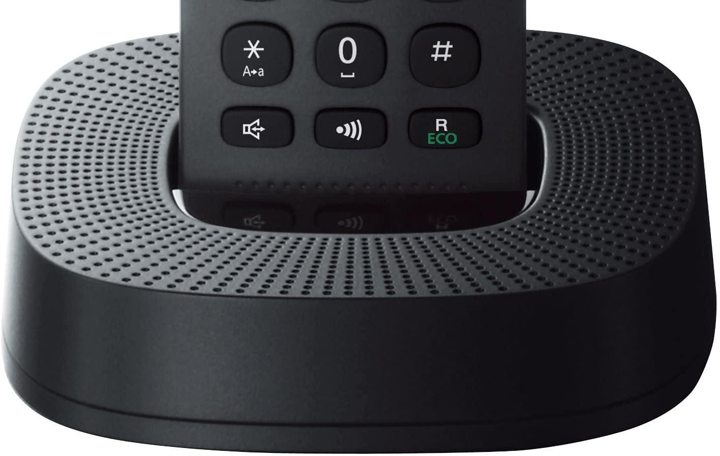 Panasonic KX-TGC310EB Digital Cordless Phone with Nuisance Call Blocker - Black - Single