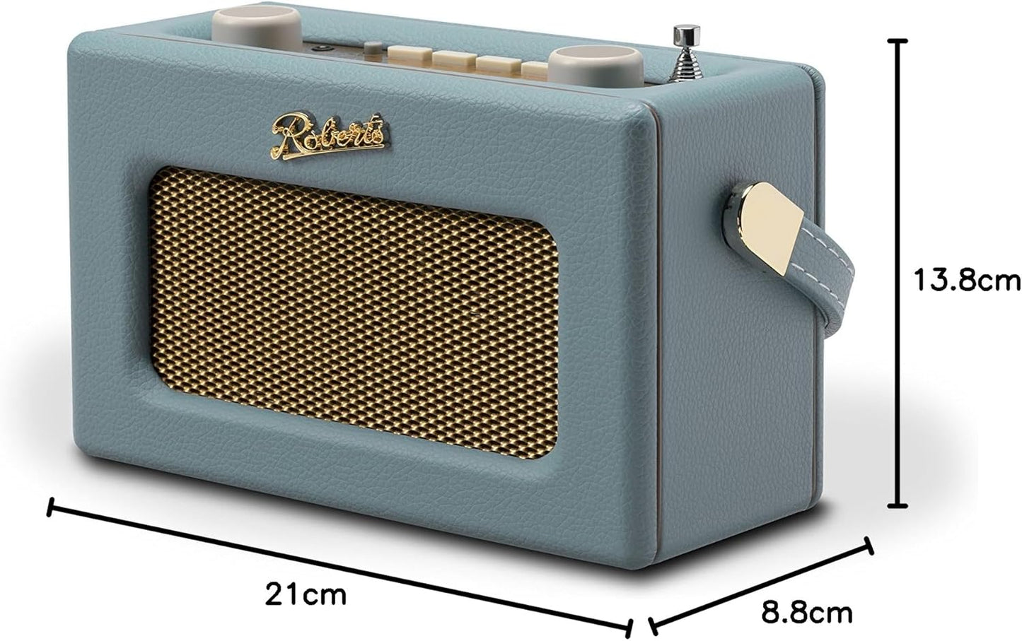 Roberts Revival UNO FM/DAB/DAB+ Digital Radio with Bluetooth, Duck Egg