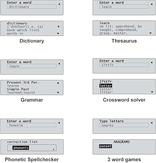 LEXIBOOK, The Collins English Dictionary, Definitions, Thesaurus, Grammar, Phonetic Spellchecker, with Battery, Blue/Grey, D650EN