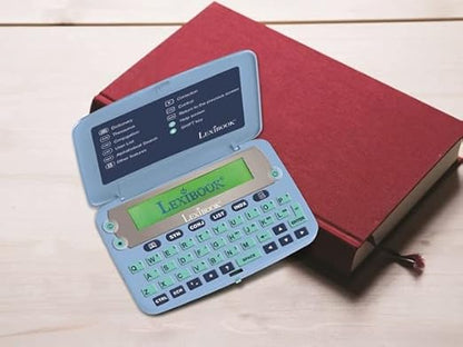 LEXIBOOK, The Collins English Dictionary, Definitions, Thesaurus, Grammar, Phonetic Spellchecker, with Battery, Blue/Grey, D650EN