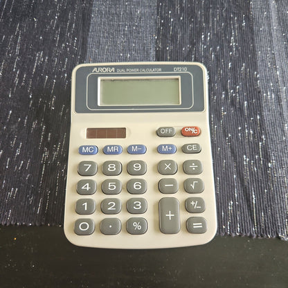 Aurora DT210 8-Digit Dual-Power Desk Calculator