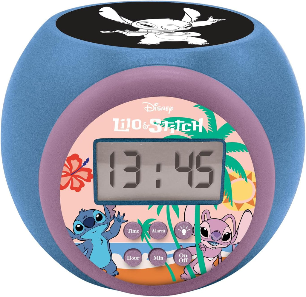 Lexibook™ RL977D Disney Stitch Projector Alarm Clock