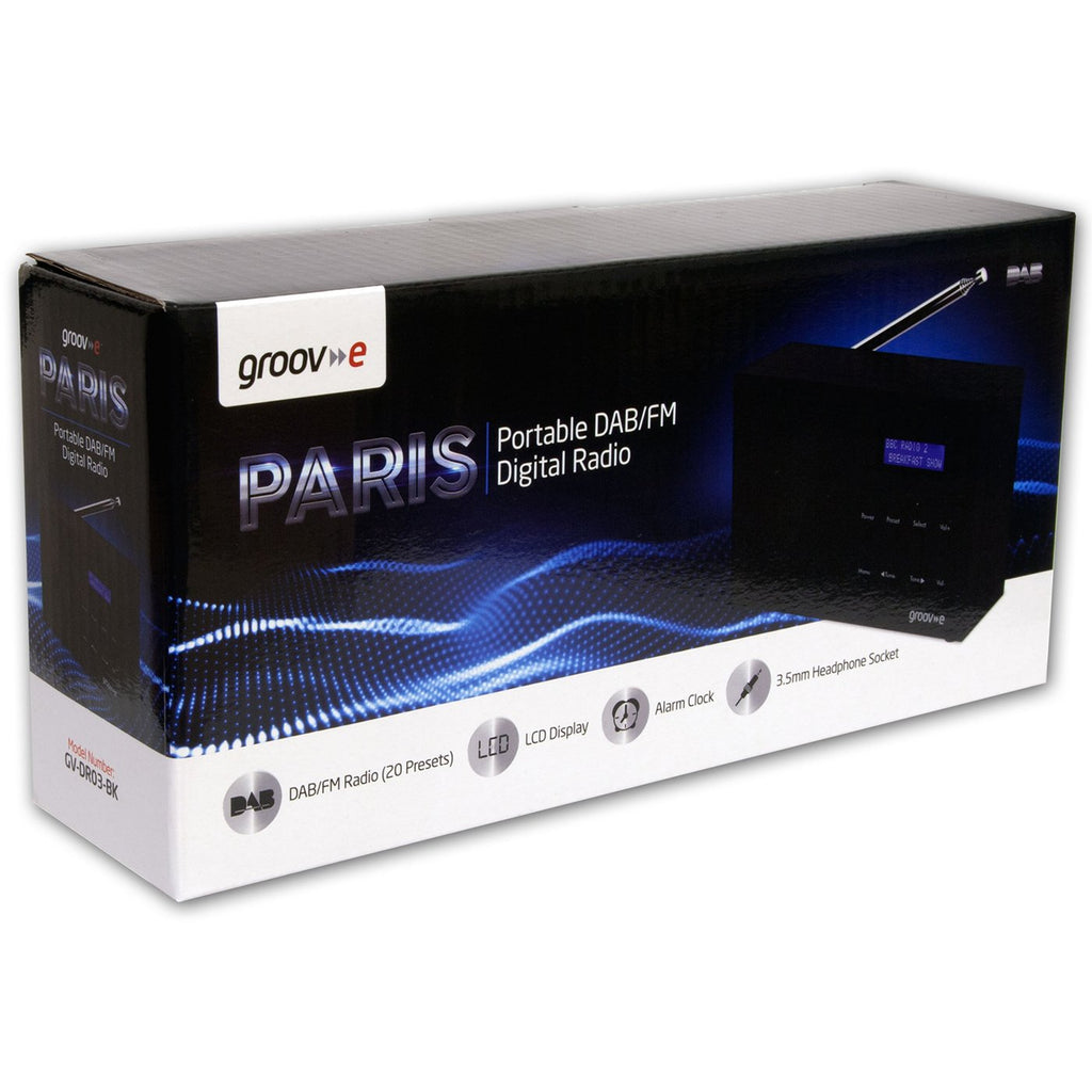 Groov-e™ Paris DAB & FM Digital Radio