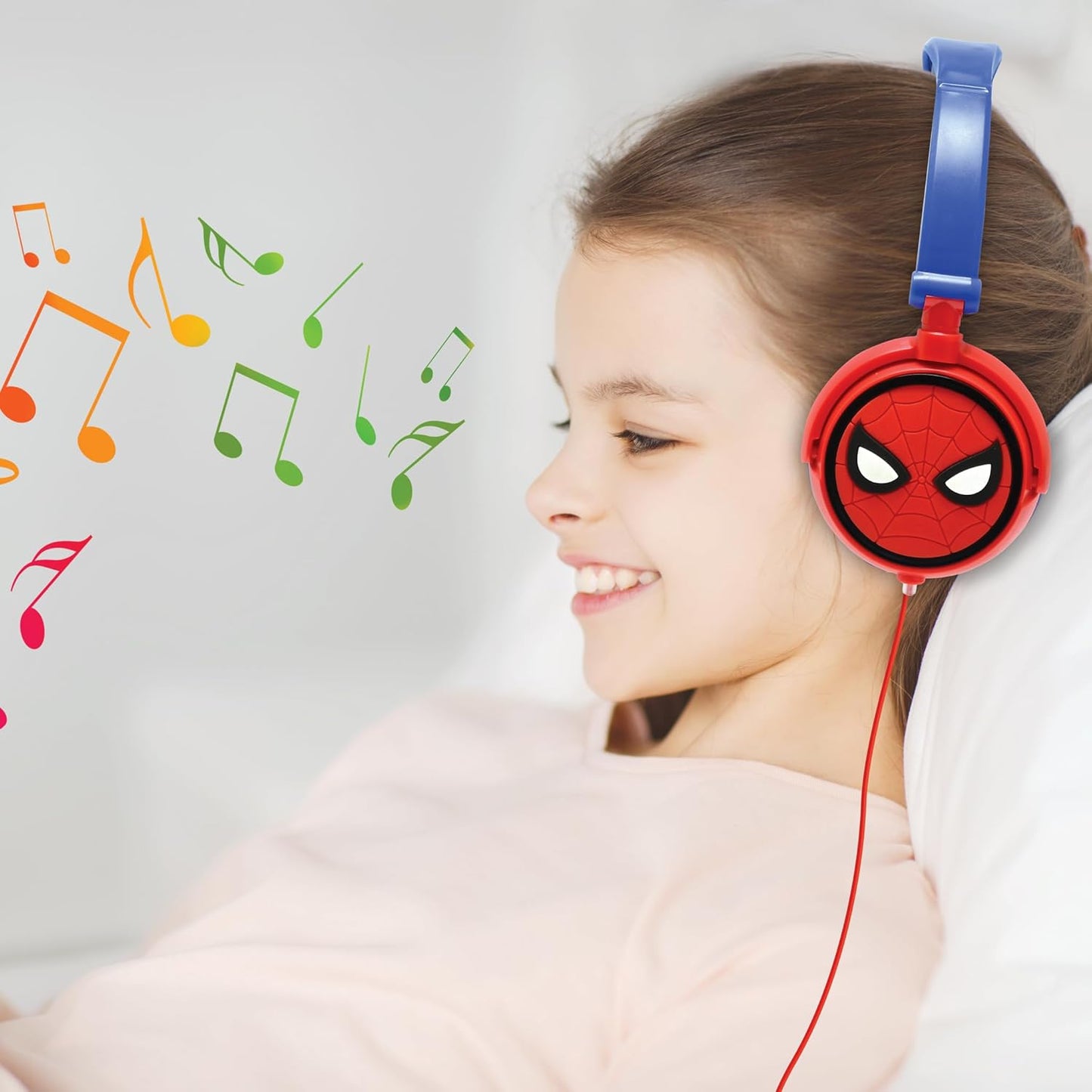 Lexibook HP010SP Spider-Man Wired Headphones | Safe Volume & Foldable Design
