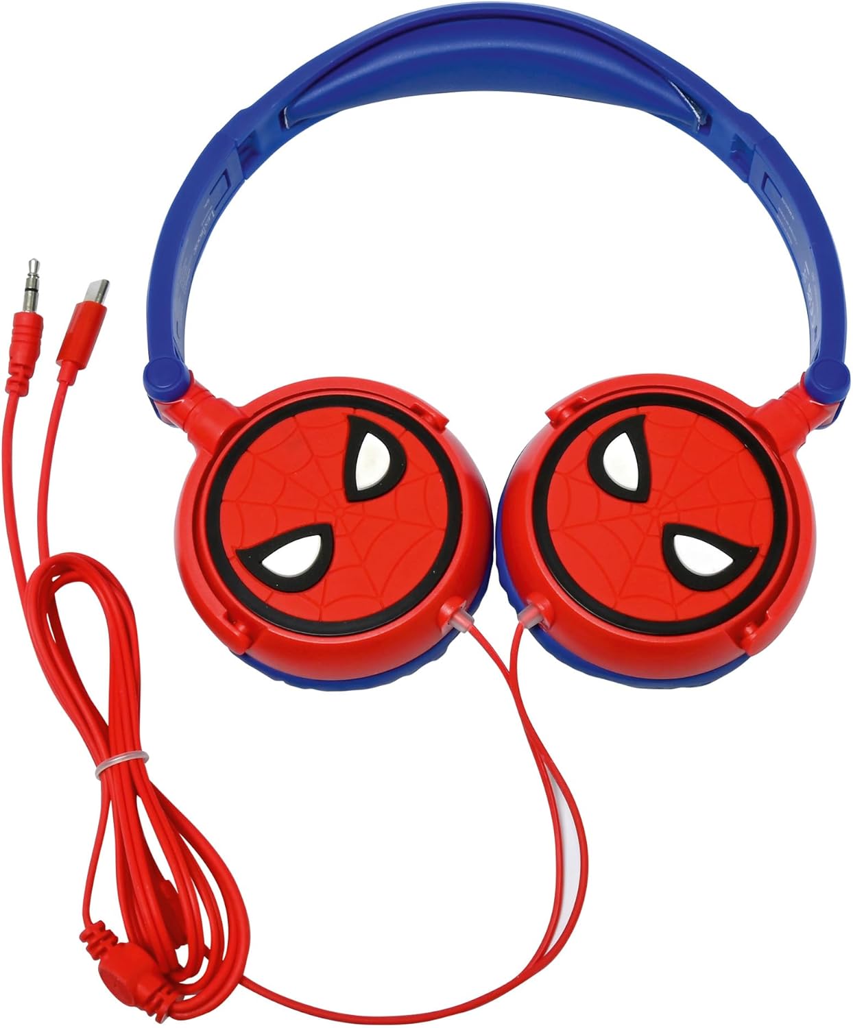 Lexibook HP010SP Spider-Man Wired Headphones | Safe Volume & Foldable Design