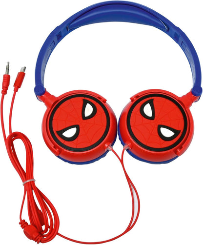Lexibook HP010SP Spider-Man Wired Headphones | Safe Volume & Foldable Design
