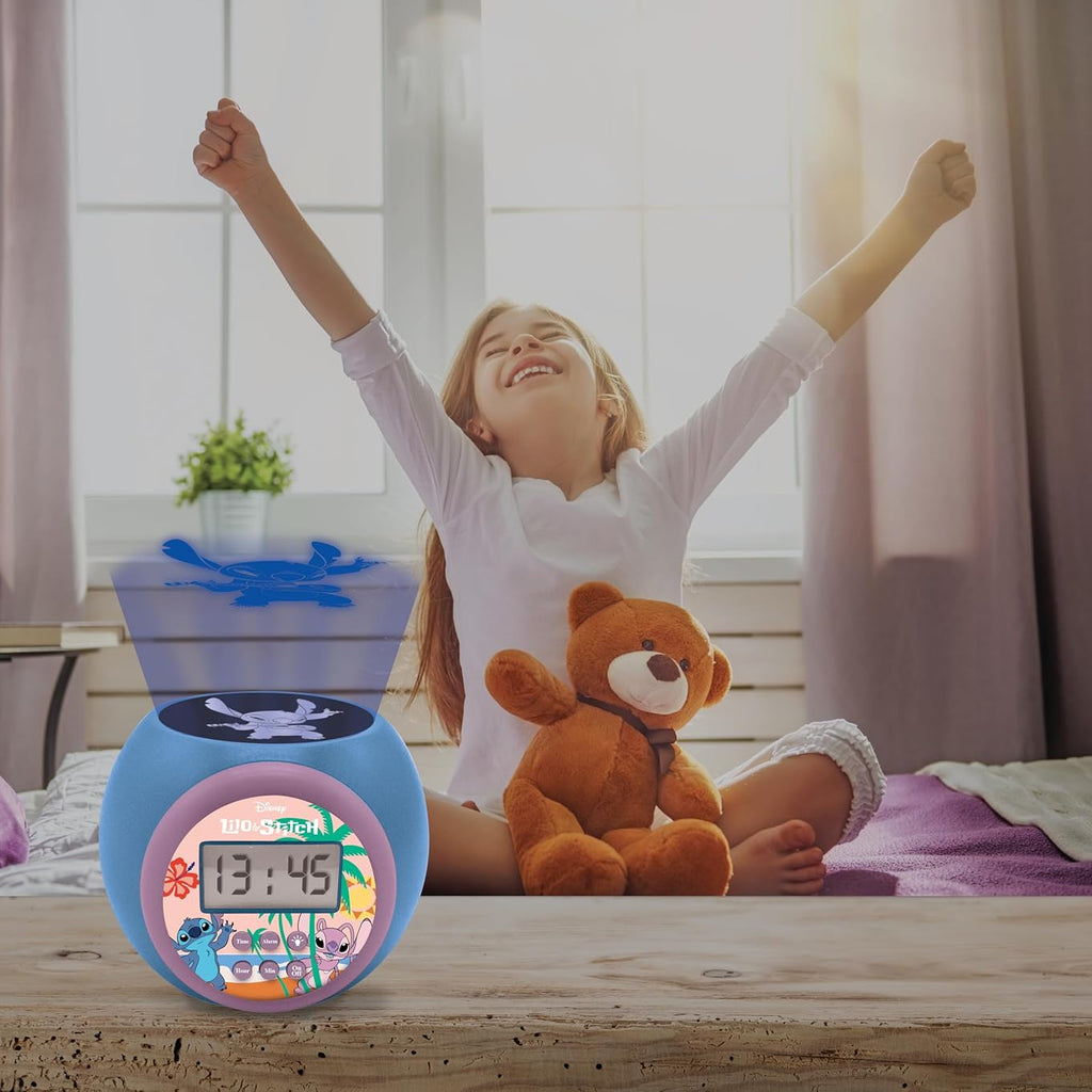 Lexibook™ RL977D Disney Stitch Projector Alarm Clock