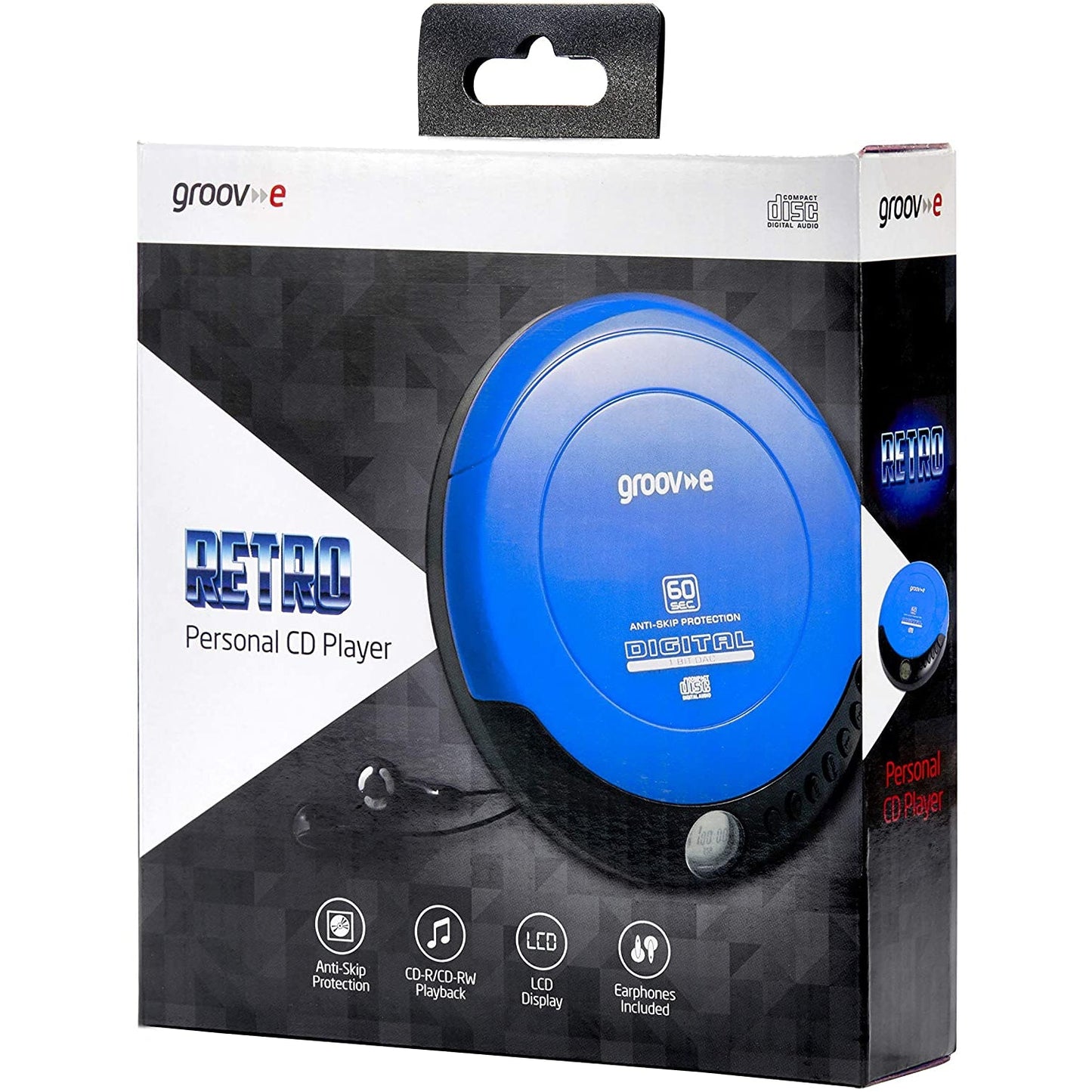 Groov-e™ GV-PS110 Retro Audio CD Player