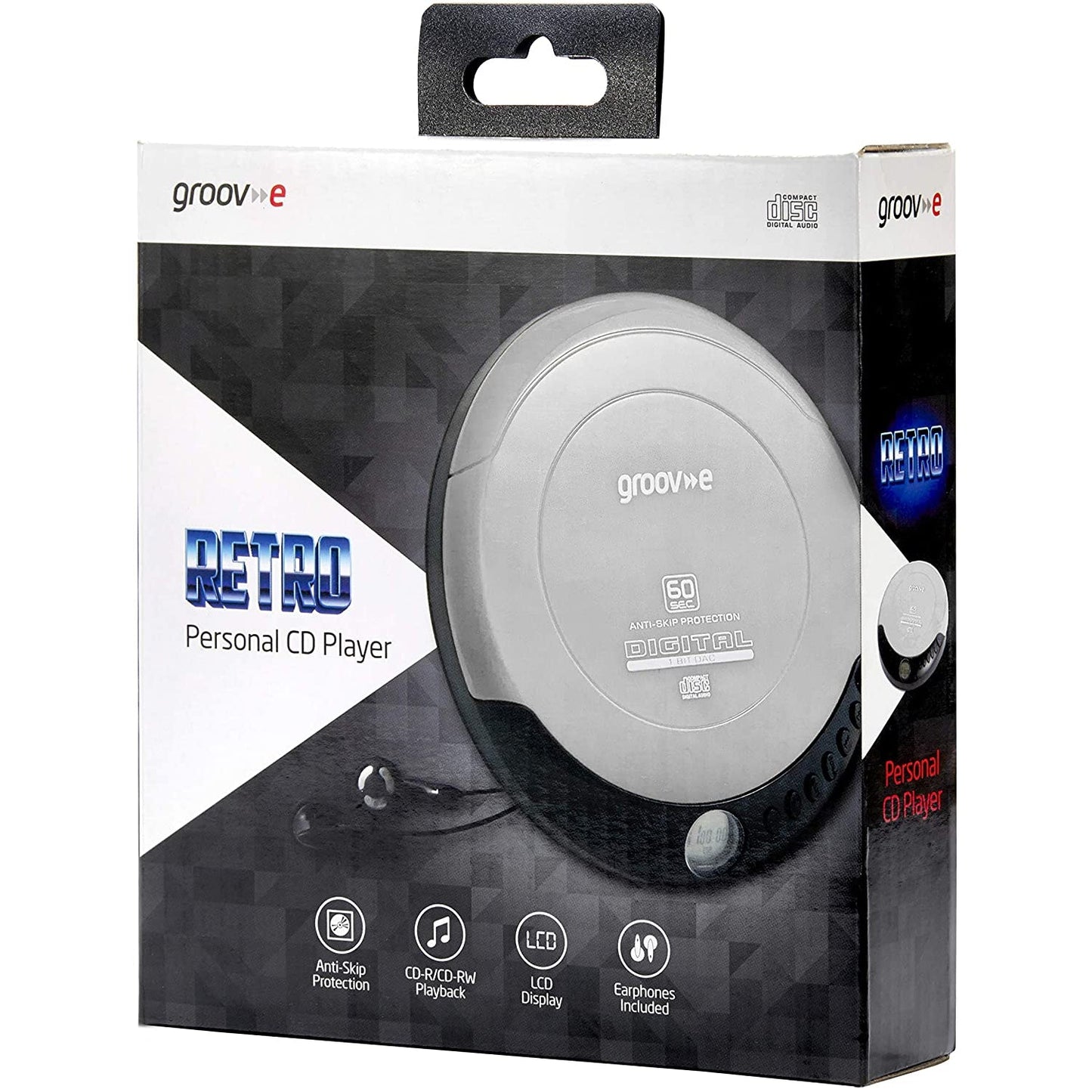 Groov-e™ GV-PS110 Retro Audio CD Player