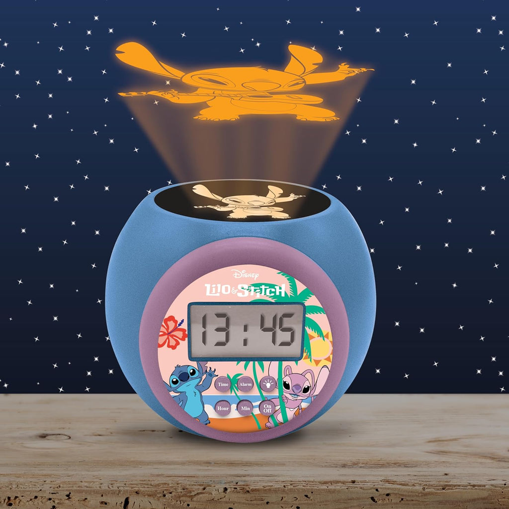 Lexibook™ RL977D Disney Stitch Projector Alarm Clock