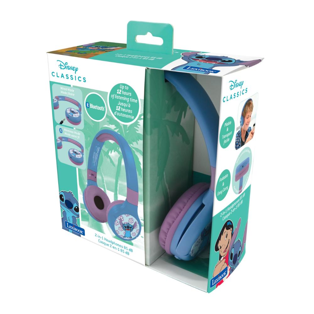 Lexibook™ Disney Stitch Dual-Mode Headphones