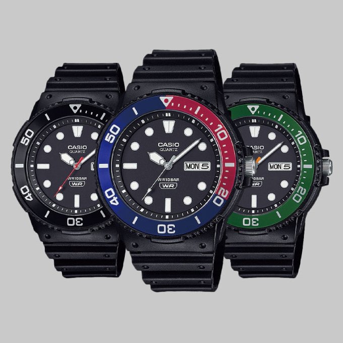 Casio™ MW-240-1B Unisex Analog Watch – Durable Resin Build