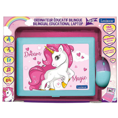 Lexibook™ Unicorn Learning Laptop – Bilingual Edition