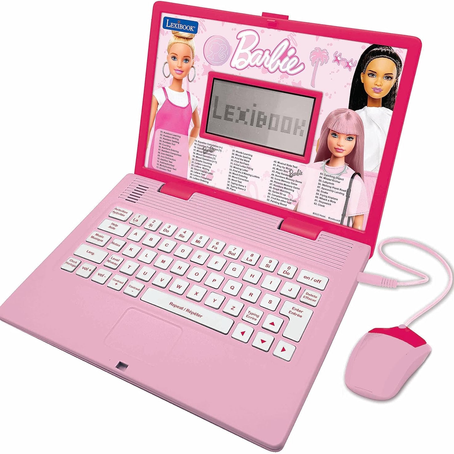 Lexibook™ JC598BBi1 Barbie Educational and Bilingual Laptop