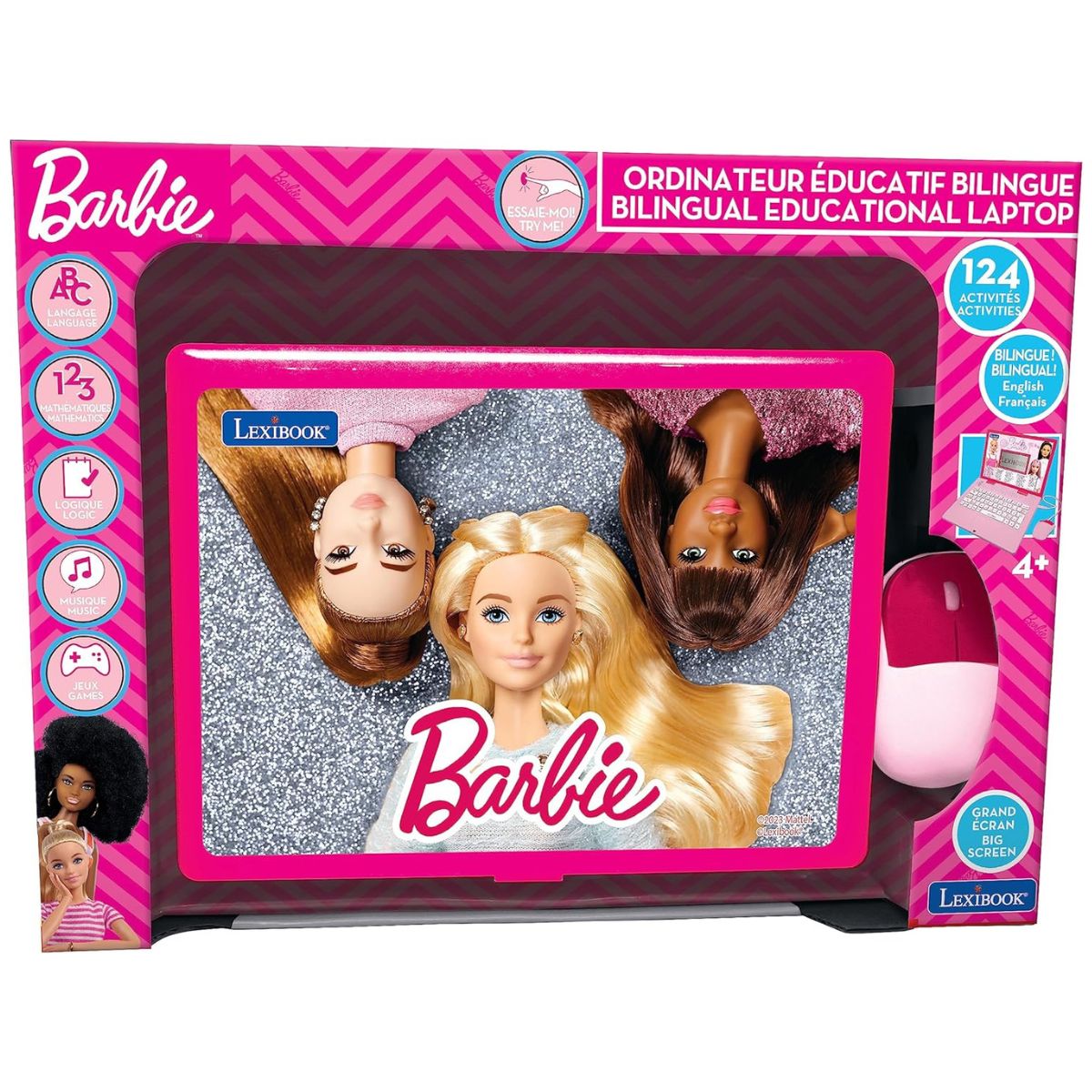 Lexibook™ JC598BBi1 Barbie Educational and Bilingual Laptop