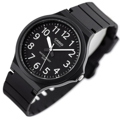 Casio MW-240-1B Classic Analog Watch | Resin Case & Strap