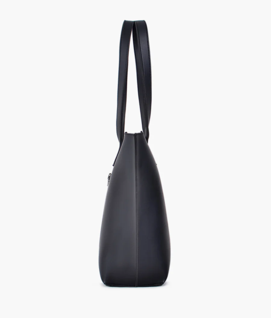 The Apex Tall Tote in Onyx