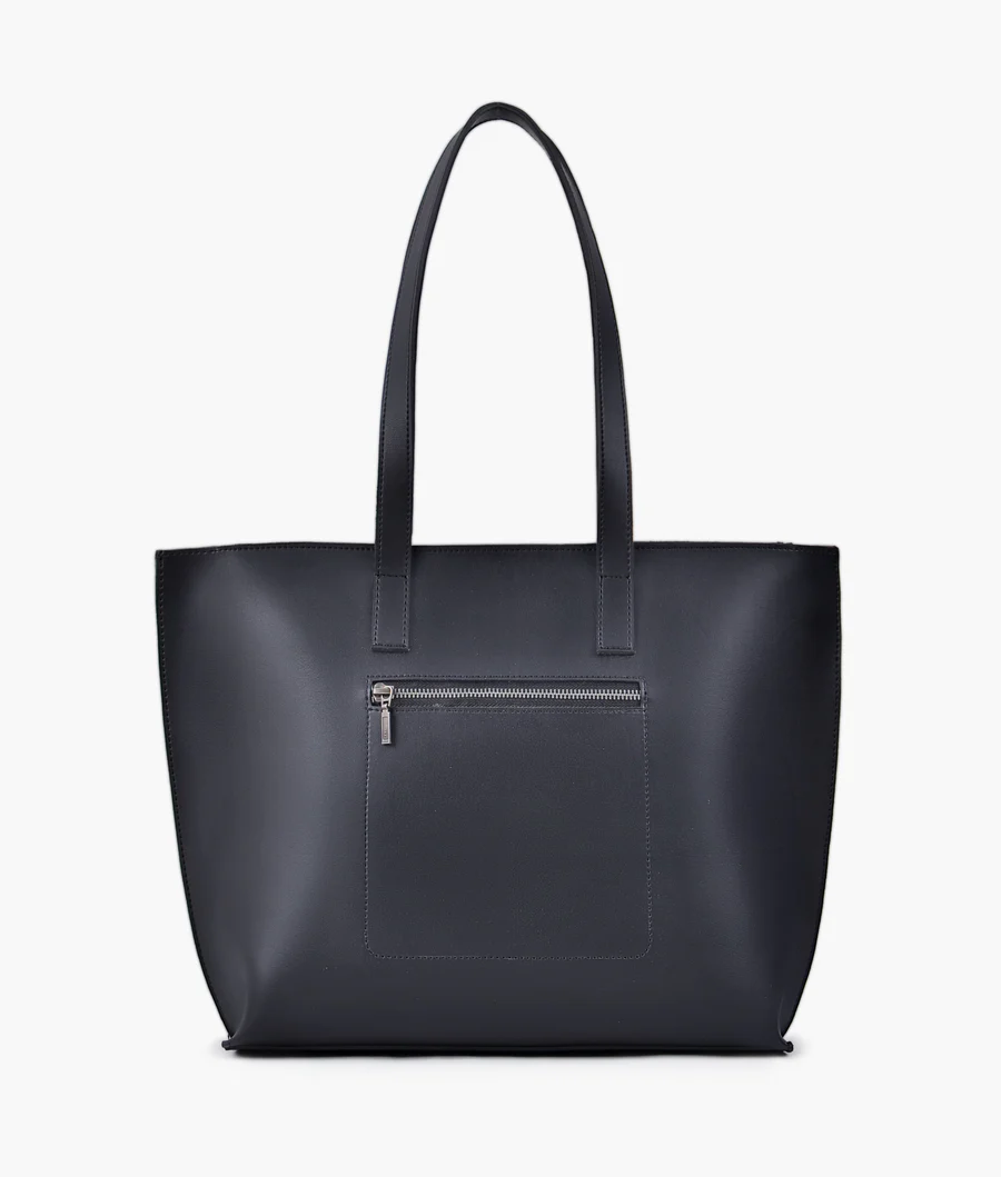 The Apex Tall Tote in Onyx