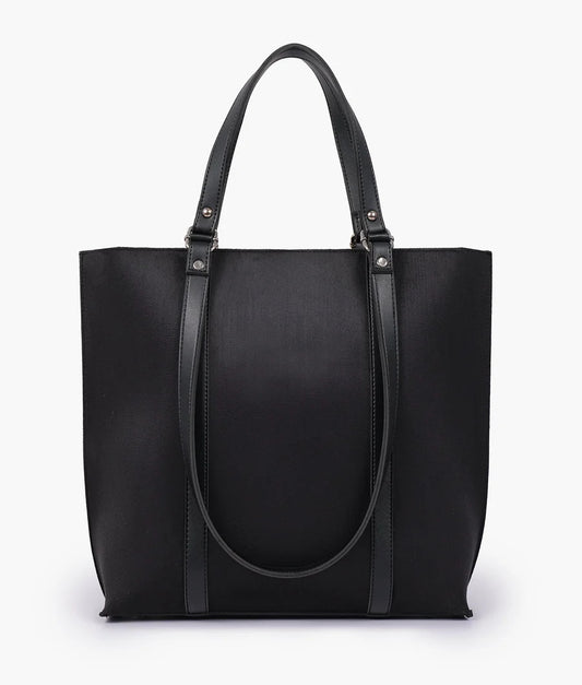 The Urban Suede Tote in Onyx