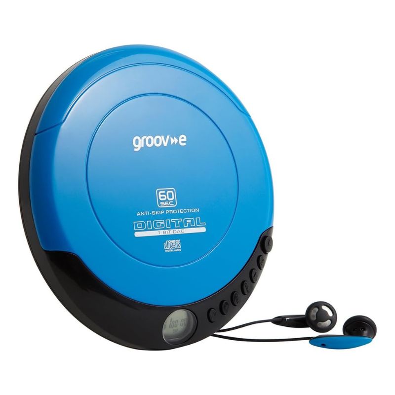 Groov-e™ GVPS110/BE Retro Personal CD Player