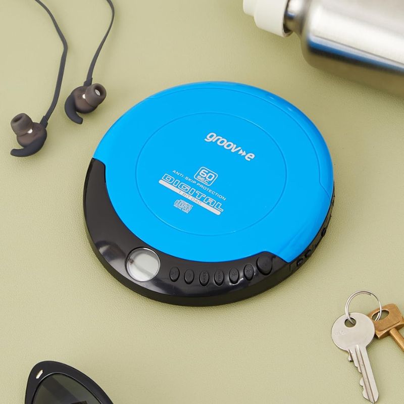 Groov-e™ GVPS110/BE Retro Personal CD Player