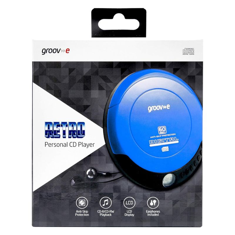 Groov-e™ GVPS110/BE Retro Personal CD Player