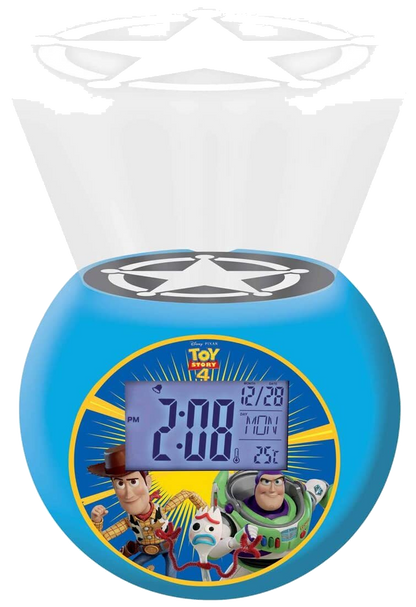 Lexibook Kids Toy Night Light Projector Clock with Timer - Frozen 2, Paw Patrol, Peppa Pig, Super Mario, Toy Story, Unicorn, Spiderman & Harry Potter
