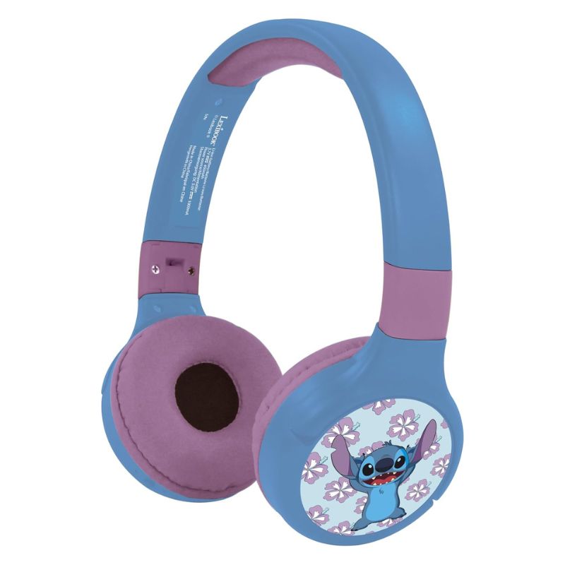 Lexibook™ HPBT010D Disney Stitch 2-in-1 Bluetooth & Wired Headphones
