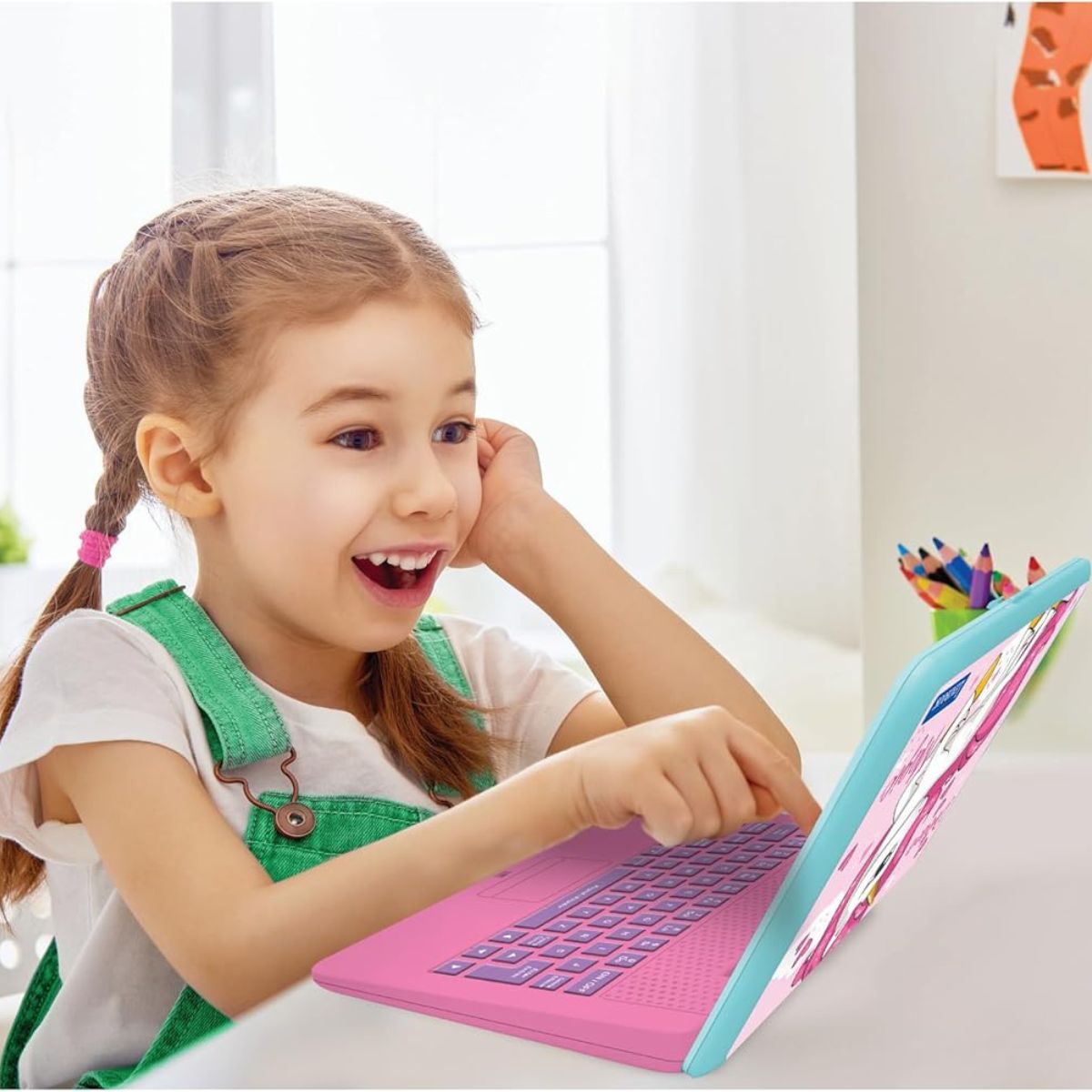 Lexibook™ JC598UNIi1 Unicorn Bilingual Educational Laptop