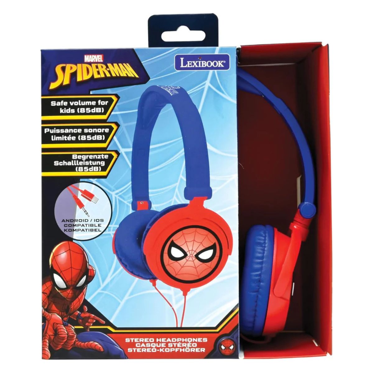 Lexibook™ HP010SP Spider-Man Stereo Headphones