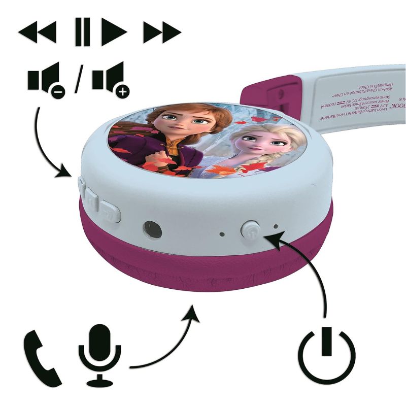 Lexibook™ HPBT010FZ Disney Frozen 2-in-1 Bluetooth Headphones